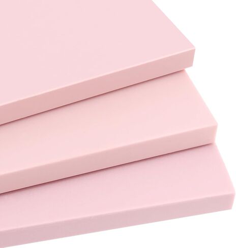 LEXININ 12 قطعة 6 × 4 بوصة كتلة نحت مطاطية وردية، 1/3 بوصة سميكة ناعمة نحت كتل مشمع مطاطية، نحت طوابع مطاطية للحرف اليدوية in Kuwait