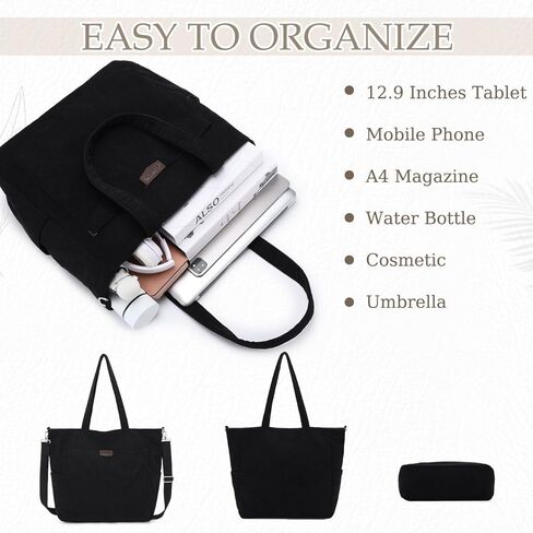 Chase Chic Corduroy Tote Bag for Women, Large Lightweight Shoulder Work Tote Crossbody Handbag for Girls in Saudi Arabia