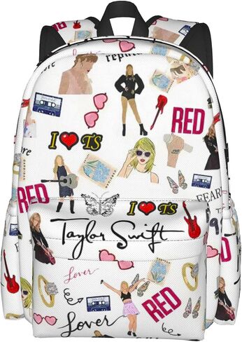 Stylish Music Singer Backpack Lightweight Travel Laptop Backpack Fashion Hip Hop Daypack for Music Fans in Saudi Arabia