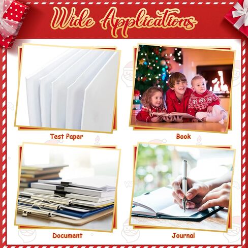 Jeyiour 34 جهاز كمبيوتر شخصي عيد الميلاد الورقية سانتا ثلج نمط الإشارات المرجعية مكتب لطيف ورقة مقاطع الجدة عيد الميلاد كتاب علامة الصورة ملف وثيقة المشابك للأطفال مدرسة طالب عيد الميلاد هدية in Kuwait