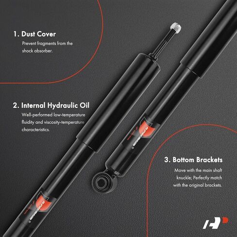 A-Premium Rear Shock Absorber Struts Compatible with Kia Sorento 2007 2008 2009 in Saudi Arabia