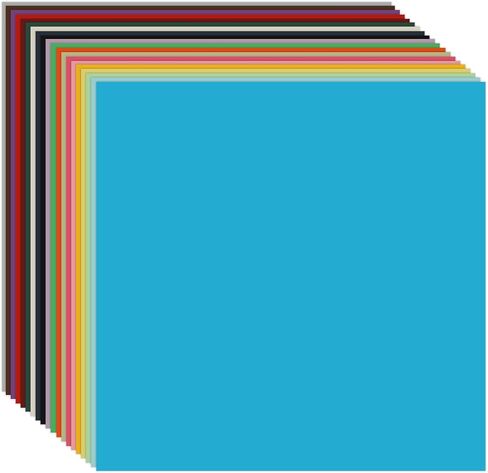 100 Sheets 12x12 Cardstock Colorfed Craft Cardstock Blank Cardstock Paper Multicolor 250G Cardstock Sheets for DIY Crafts Cards Making, Invitations, Scrapbook Supplies, Bussines Card in Saudi Arabia