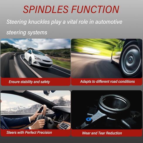 2 قطعة مفصل التوجيه الأمامي ومجموعة محور العجلة مناسبة لفورد فيوجن 2006-2012 ، لينكولن MKZ 2007-2012 ، لميركوري ميلان 2006-2011 ، لينكولن زفير 2006 698-409 698-408 in Kuwait