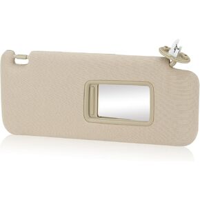 Beige Passenger Right Side Sun Visor Replacement Compatible with 2010-2023 Toyota 4RUNNER Replace 74310-35B00-E1