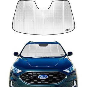 Windshield Sun Shade for 2015-2024 Ford Edge Front Window Sunshade. Reflective Rigid Material
