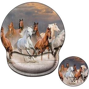 وسادة ماوس مريحة مع دعم للمعصم، وسادة ماوس عباد الشمس باللون الأزرق المخضر، مسند للمعصم من أجل وسادة هلامية لنفق الرسغ تخفف الألم حصيرة الماوس مع كوستر لعمل فتاة الكمبيوتر in Kuwait