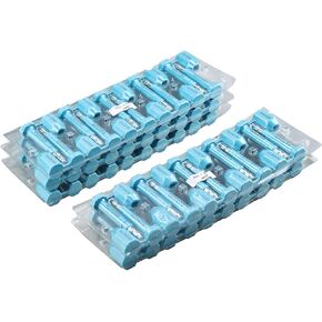 NovelBee 50pcs Bolt Seals for Containers,Shipping Seals with Print Progressive Numbering,Shipping Container Locks for Cargo Containers,Truck,Trailers (Blue)