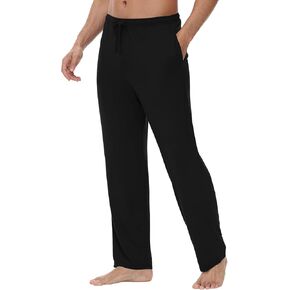 WiWi Viscose from Bamboo Men's Sleep Pant Sports Trousers with Pockets Light bottom S-XXL