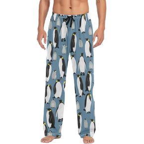 Penguins Pajama Pants Men's Pajama Bottoms Lounge Sleepwear PJs Casual Sleep Pants S