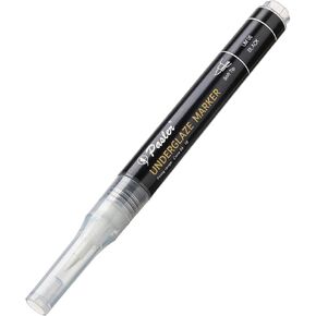 Underglaze Marker, Soft Tip Design Great for Pottery Bisque, greenware - Pack of 1 Black