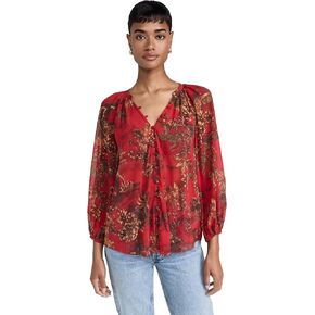 L'AGENCE Women's Teagan Dolman Sleeve Blouse