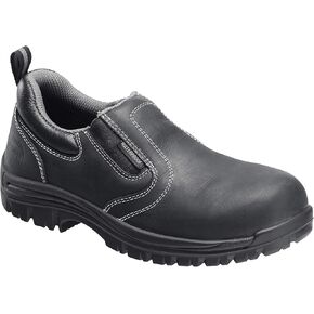 FSI FOOTWEAR SPECIALTIES INTERNATIONAL Women's 7169 Foreman Leather Waterproof Composite Safety Toe No Exposed Metal Slip Resistant EH Slip-On Work Shoes