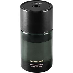 Smart Car Air Freshener - COCORRÍNA Clean Linen Car Air Freshener Diffuser 4.06 Fl.oz/120ml, 3 Adjustable Modes, Portable Diffuser for Car Home Bedroom
