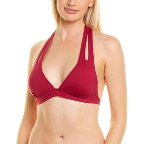 La Blanca Women's Standard Island Goddess Halter Bikini Swimsuit Top