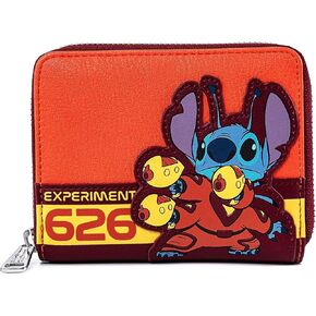 Loungefly x Disney Lilo & Stitch Experiment 626 Zip-Around Wallet