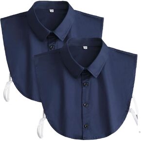 Fakes Collar Cotton Detachable White Collar Dickey Halfs Shirt