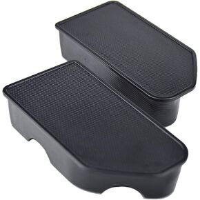 Bed Rail Stake Pocket Covers Compatible with Chevy Silverado/GMC Sierra 2500/3500HD 2020-2024 Chevy Silverado/GMC Sierra 1500(2019-2024) Accessories Bed Rail Holes Covers Plugs(2 packs) (2019-2024)