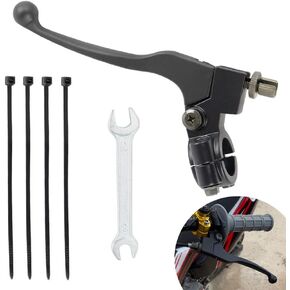 7/8" Left Clutch Brake Handle Lever Perch 22mm for Honda CRF50 CRF70 CRF80 SSR XR50 XR80 XR100 XR200 125cc for Apollo TTR Coolster Roketa Baja CT200U-EX CT200U Pit Dirt Bike Motorcycle Motocross Black