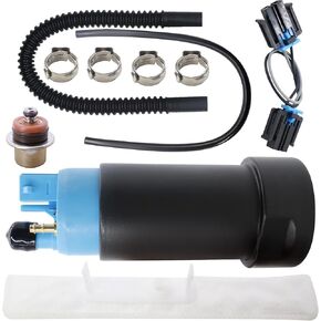 62908-08 In-Tank Fuel Pump with Regulator Compatible with Harley Davidson Road King Road Street Glide Tri Glide Electra Glide Freewheeler Softail Sport Glide FLH FLR FLT FLS FXD 2008-2023