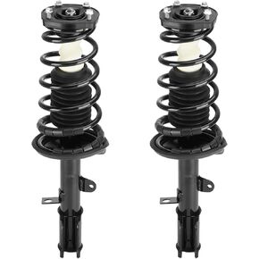 Rear Strut Shock Assembly w/Coil Spring Compatible with Chevy Prizm 1998-2002, Toyota Corolla 1993-2002, Replace 171593 171594, Left & Right, 2PCS