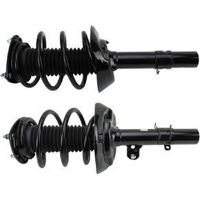 TRQ Front Strut & Coil Spring Assembly Set Driver & Passenger Sides Compatible with 15-18 Acura TLX