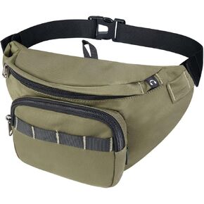 Adjustable Fanny Packs for Women and Men Belt Bag with YKK Zipper Fashion Waist Packs Chest Crossbody Sling Bag Bum Bags for Running Workout Travel Hiking Cycling Casual Navy Blue