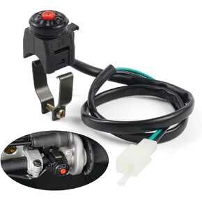 NICECNC Universal Switch Handlebar Motorcycle Horn Button Starter Kill Stop Switch On Off Button 22mm