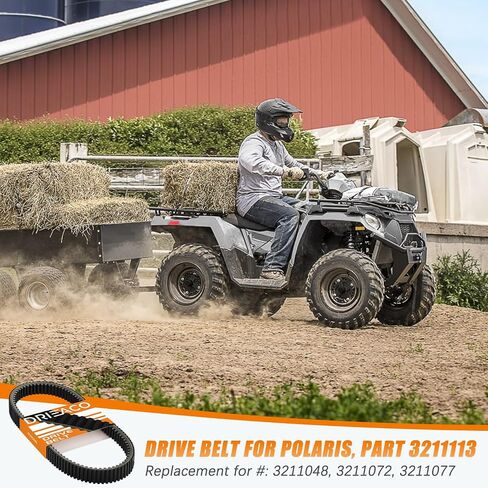 3211113 Drive Belt, Sportsman Belt, 19C3982 ATV UTV Heavy Duty Belt for Polaris Sportsman 330 450 500 570 700 800 Ranger 500 RZR 800 Accessories, Replacement for 3211048, 3211072, 3211077 in Saudi Arabia