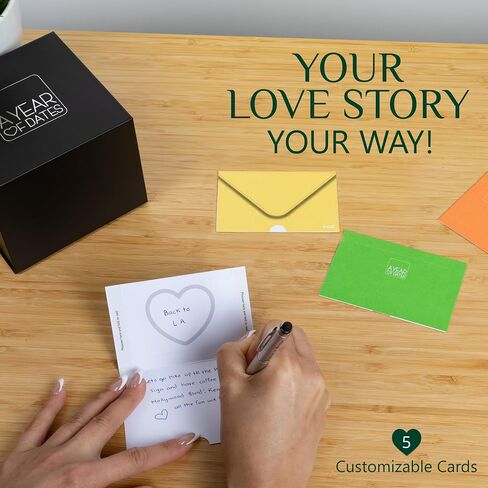 A Year Of Dates: Categorized Edition; A Christmas gift for your partner. A Date Night Box with sealed date ideas, Perfect for any couple. in Saudi Arabia