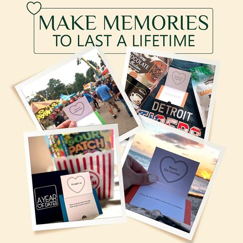 A Year Of Dates: Categorized Edition; A Christmas gift for your partner. A Date Night Box with sealed date ideas, Perfect for any couple. in Saudi Arabia