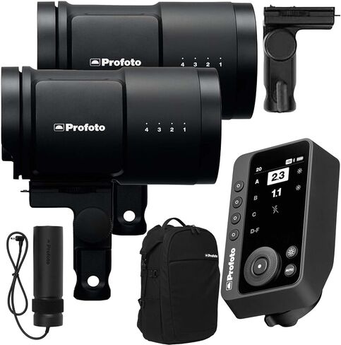 طقم فلاش Profoto B10X OCF ومجموعة ثنائية للإضاءة المستمرة مع جهاز تحكم Profoto Connect Pro لكاميرات Canon in Saudi Arabia