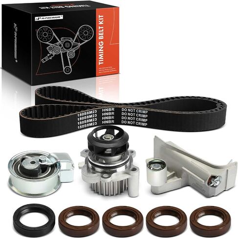 A-Premium Engine Timing Belt Kit with Water Pump Compatible with Volkswagen Passat 2001-2005 & Audi A4 1999-2006, A4 Quattro 1999-2005 - 1.8L 4.0L in Saudi Arabia