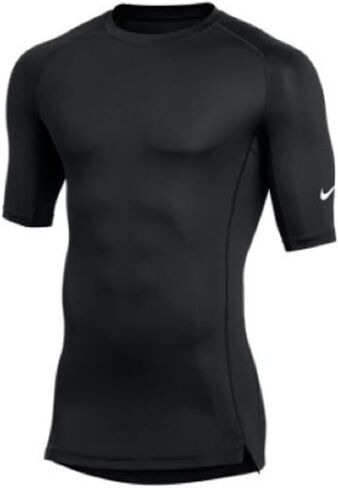 تي شيرت Nike للرجال Pro مناسب نصف كم (متوسط، أبيض) in Saudi Arabia
