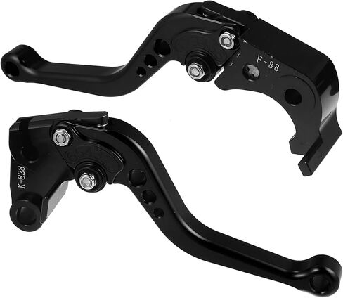 X AUTOHAUX 1 Pair Motorcycle Brake Clutch Levers Adjustable Folding CNC for Kawasaki ZX6R 636 2019-2021 for Z900RS 2018-2020 for Z1000 Z1000R 2017-2019 Black in Saudi Arabia