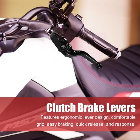 X AUTOHAUX 1 Pair Motorcycle Brake Clutch Levers Adjustable Folding CNC for Kawasaki ZX6R 636 2019-2021 for Z900RS 2018-2020 for Z1000 Z1000R 2017-2019 Black in Saudi Arabia
