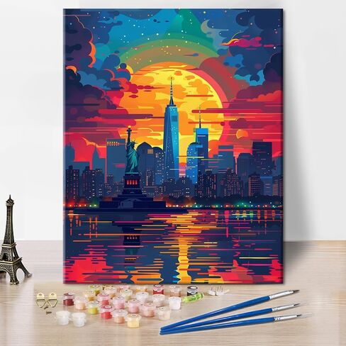 TUMOVO Paint by Numbers for Adults, Mushrooms Paint by Numbers, Flowers Painting by Number with Paint Brushes and Acrylic Pigment, 16x20 Inch Flameless Paint by Number for Adults Beginner 16X20 Inch in Saudi Arabia