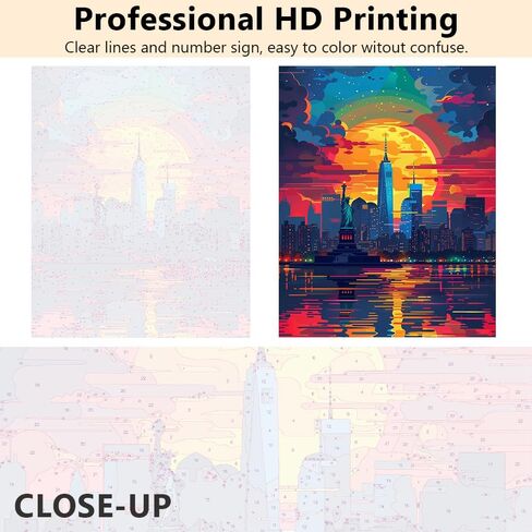 TUMOVO Paint by Numbers for Adults, Mushrooms Paint by Numbers, Flowers Painting by Number with Paint Brushes and Acrylic Pigment, 16x20 Inch Flameless Paint by Number for Adults Beginner 16X20 Inch in Saudi Arabia