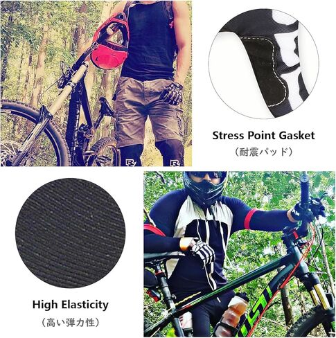 JEELAD Cycling Gloves Skeleton Running Gloves Biking Workout Racing Gloves Men Women Windproof Waterproof Gloves for Running Cycling Driving in Saudi Arabia