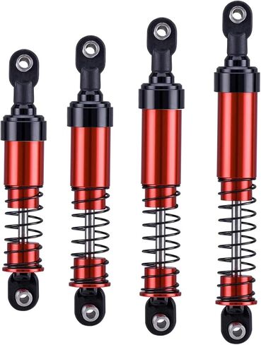 95mm 1/10 RC Crawler Shocks Metal Oil Filled Absorber with Spare Springs for LCG Chassis Capra SCX10 Element TRX4 Upgrades (95mm) in Saudi Arabia
