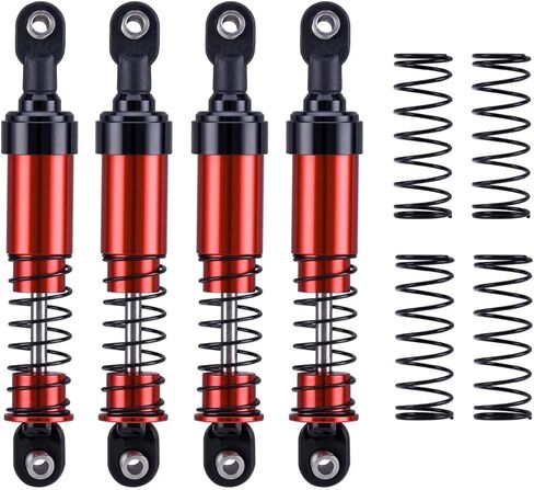 95mm 1/10 RC Crawler Shocks Metal Oil Filled Absorber with Spare Springs for LCG Chassis Capra SCX10 Element TRX4 Upgrades (95mm) in Saudi Arabia