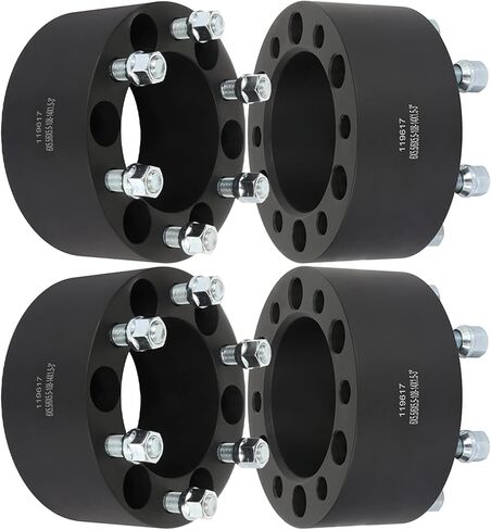 ECCPP 4PCS 6 Lug 6x139.7mm Wheel Spacers 6x5.5 to 6x5.5 14x1.5 108mm CB 3" Compatible with for K1500 for Suburban for K2500 for Savana 1500 for Sierra 1500 in Saudi Arabia