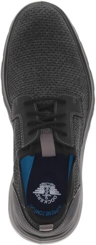 حذاء أكسفورد كاجوال للرجال من DOCKERS خفيف الوزن ومتماسك بتقنية الارتداد النشط، أسود، 8 M in Kuwait