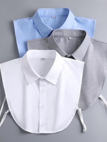 Fakes Collar Cotton Detachable White Collar Dickey Halfs Shirt in Saudi Arabia