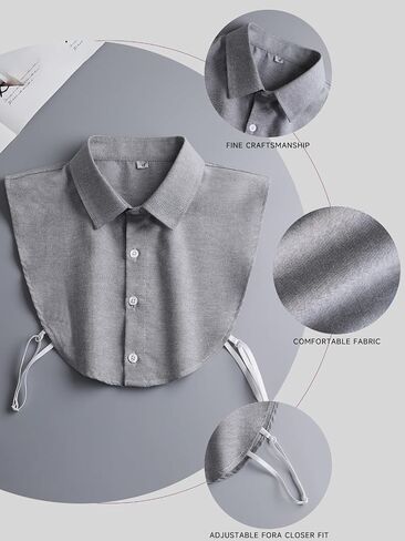Fakes Collar Cotton Detachable White Collar Dickey Halfs Shirt in Saudi Arabia
