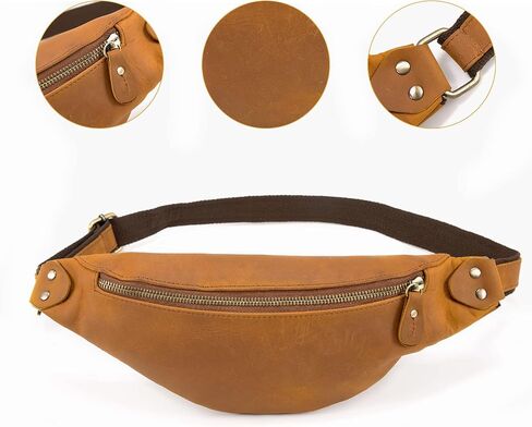 Genuine Leather Crossbody Bags for Women Puffer Fanny Pack Sling Bag Puffy Chest Belt Bum Waist Bag Crossbody Purse Bags Quilted Shoulder Bag for Women in Saudi Arabia