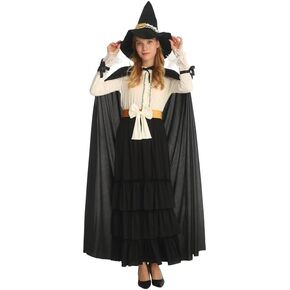 SKAYS Witch Costume For Woman Womens Halloween Costumes Witch Costume Outfit For Adult Women 5PCS Edwardian Renaissance
