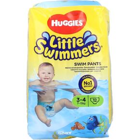 Huggies Little Swimmers Disposable Swim Diapers, Swimpants, Size 3 Small (16-26 lb.), 20 Ct. (Packaging May Vary) (Pack of 4)