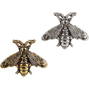 Retro Cute Bee Brooch Pin Set Vintage style Animal Lapel Brooches Novelty Funny Pins Fashion Jewelry Suit Brooches Accessories for Women Men