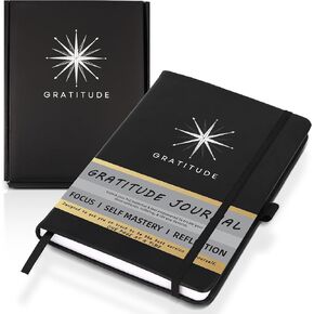 Gratitude Journal for Men – Daily Self Care Journal for Happiness, Positivity, Affirmation, Inspirational, Mental Health Wellness – 5 Minute Journal Guided with Prompts Notebook