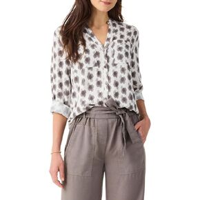 NIC+ZOE Women's Clover Stamp Shirt
